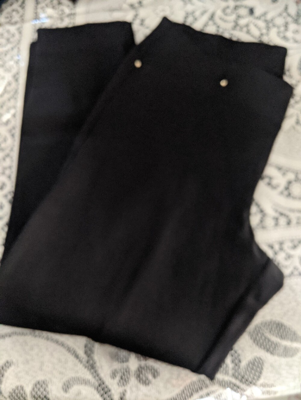 Women's Retro Fashion Black Pants Slacks Office Businesscasual Comfort